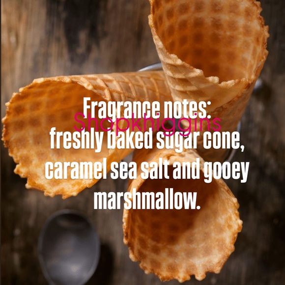 NEW B&BW Sugared Waffle Cone by Sundae Bar Collection 3 wick candle - Picture 2 of 4
